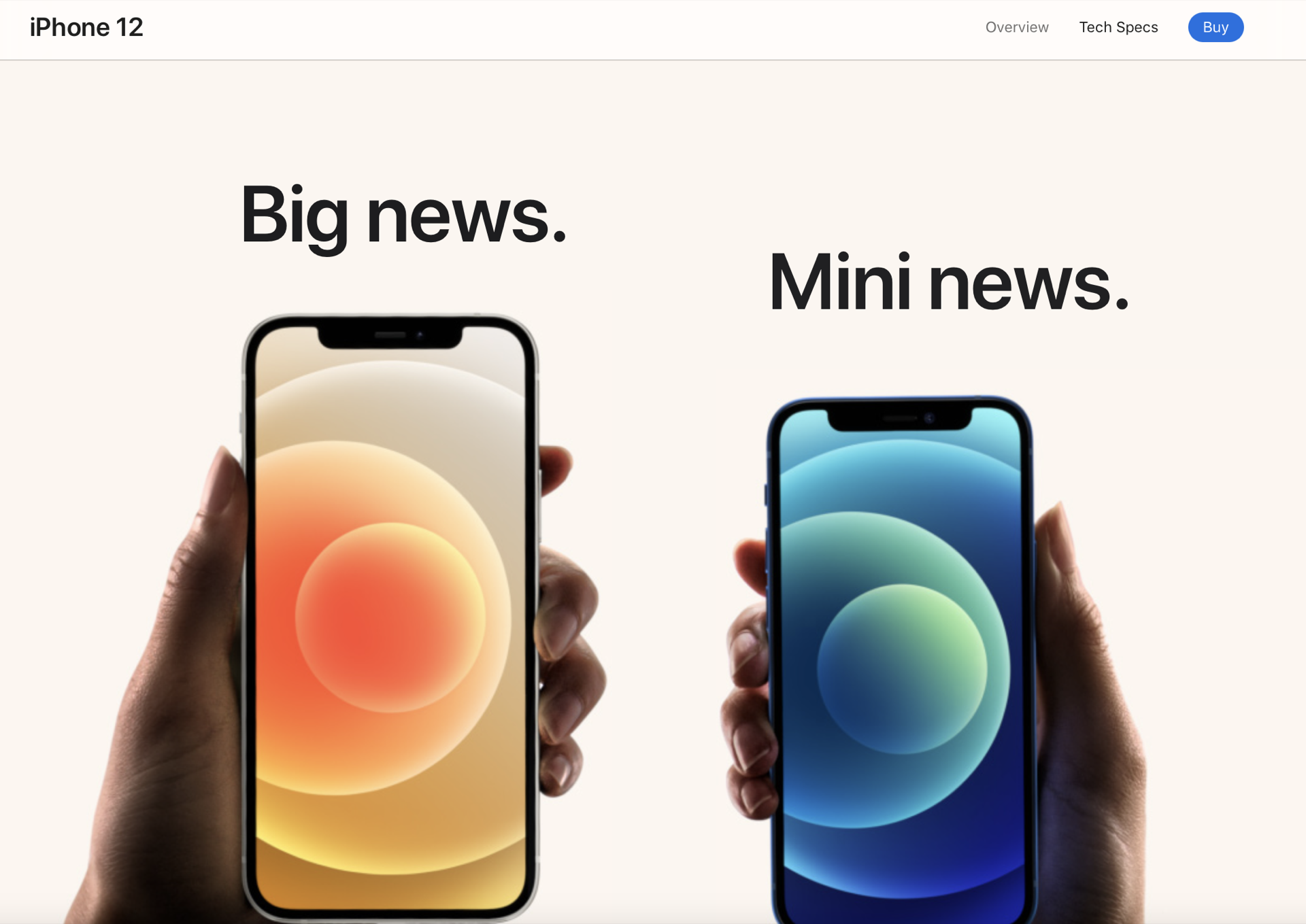 Iphone 12 landing