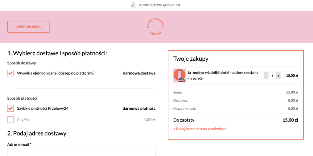Koszyk tuokuniewska salescrm