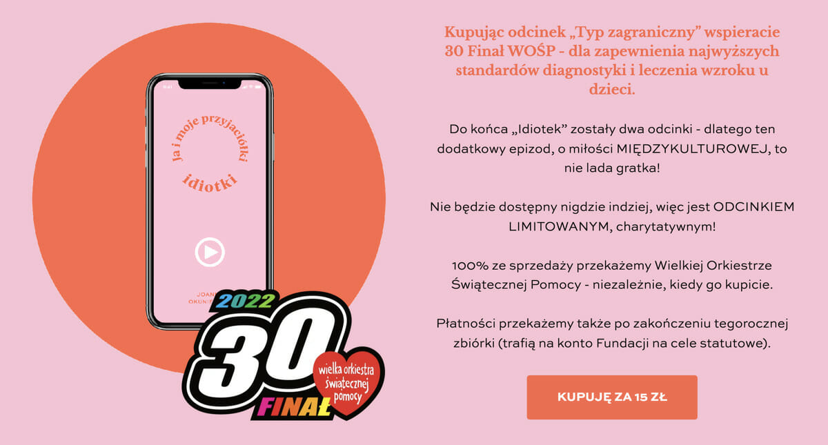 Landing page tuokuniewska wosp