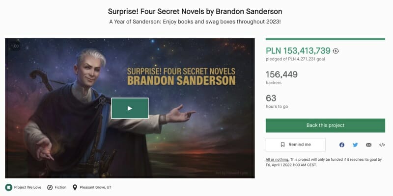 Brandon sanderson kampania