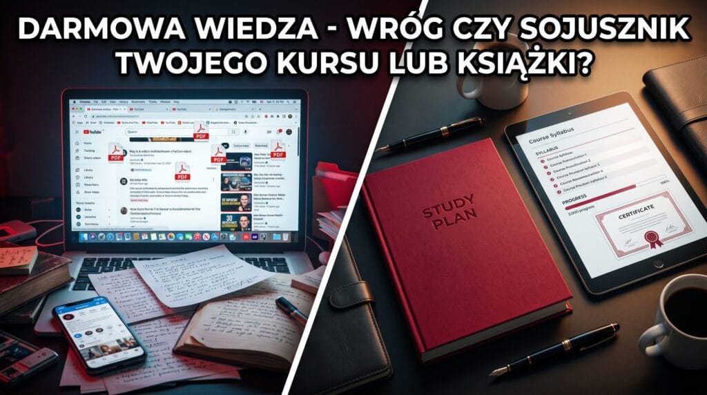 Darmowa wiedza — wróg czy sojusznik Twojego kursu lub książki? Jak bezpłatne treści wpływają na sprzedaż produktów edukacyjnych