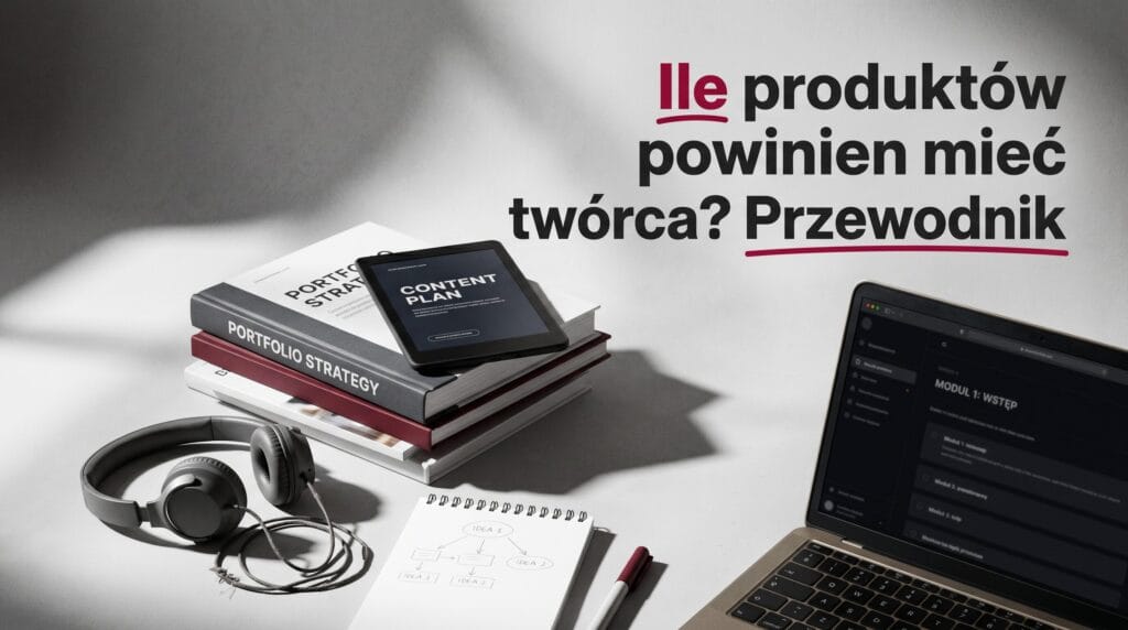 Ile produktów powinien mieć twórca? Przewodnik dla autorów self-publishing