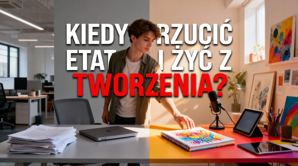 Kiedy rzucić etat i żyć z tworzenia: praktyczny przewodnik dla autorów
