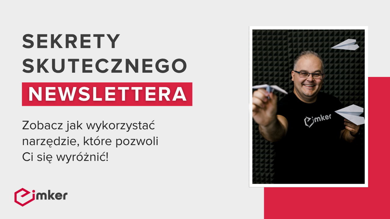 Okładka webinaru Sekrety skutecznego newslettera